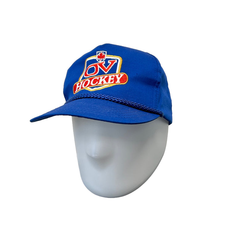 Vintage OV Hockey Blue Snapback Hat