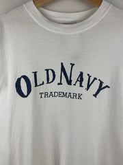 Vintage Old Navy Trademark White Tee