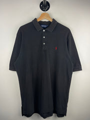 Vintage 90s Polo Ralph Lauren Golf Black Polo Shirt