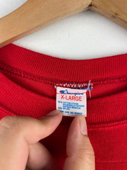 Vintage 80s Champion South Boston Hockey Red True Vintage Jersey