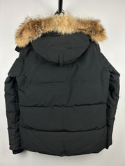 Canada Goose Wyndam Down Filled Black Parka Puffer Jacket