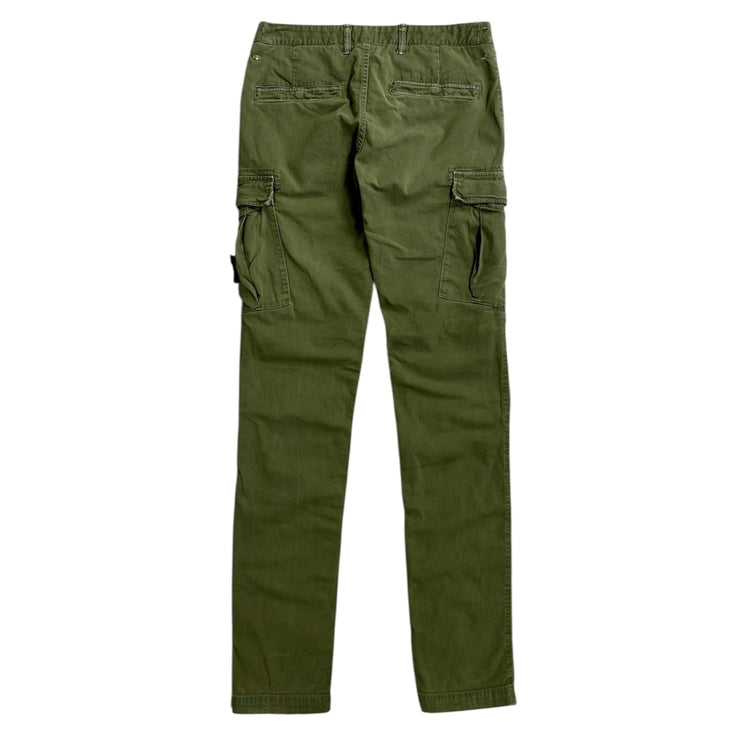Stone Island Patch Olive Green Cargo Pants