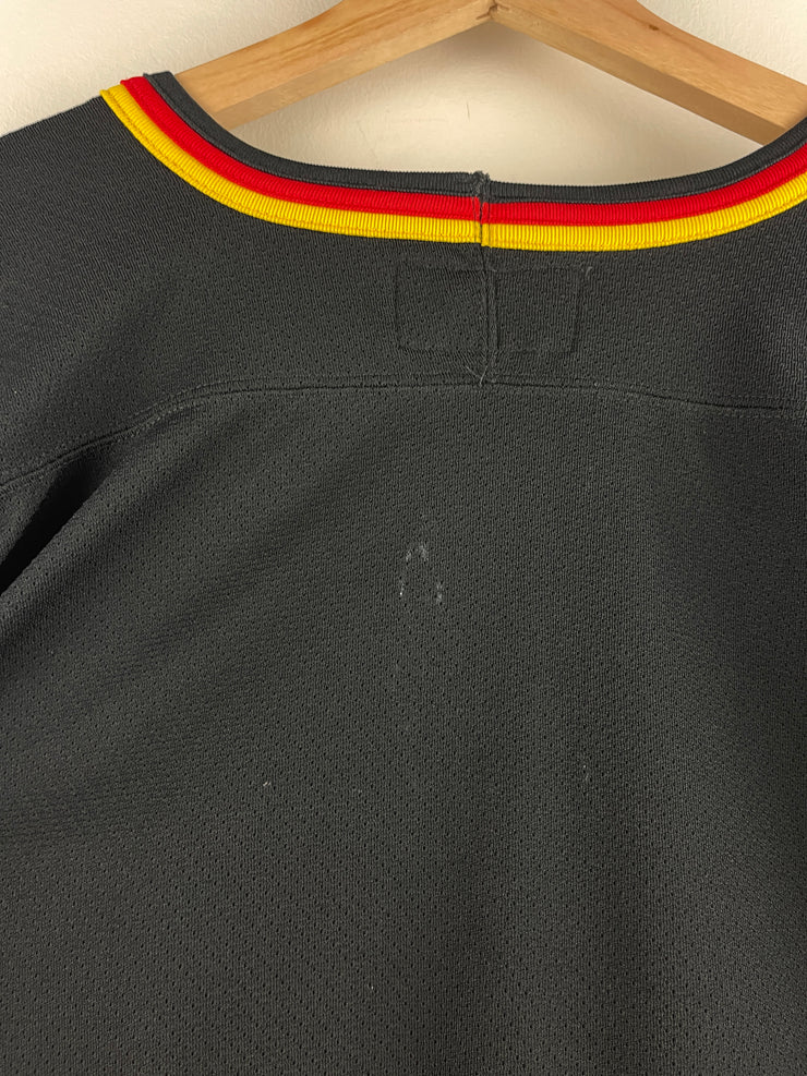 Vintage 90s NHL Starter Vancouver Canucks Flying Skate Black Hockey Jersey