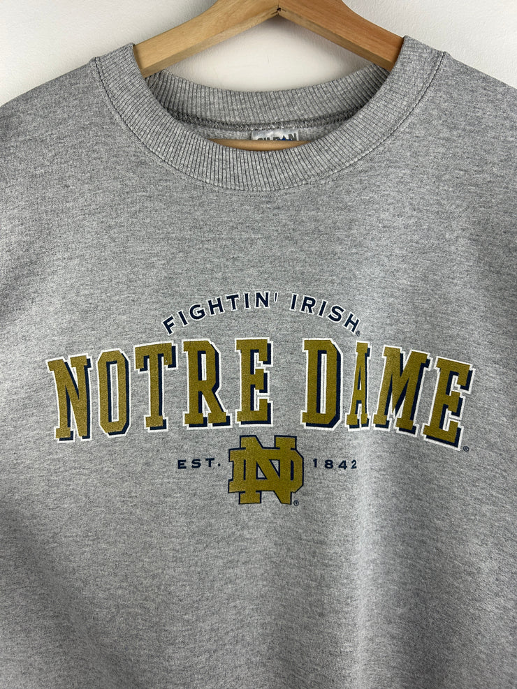 Vintage Notre Dame Fighting Irish Grey Crewneck