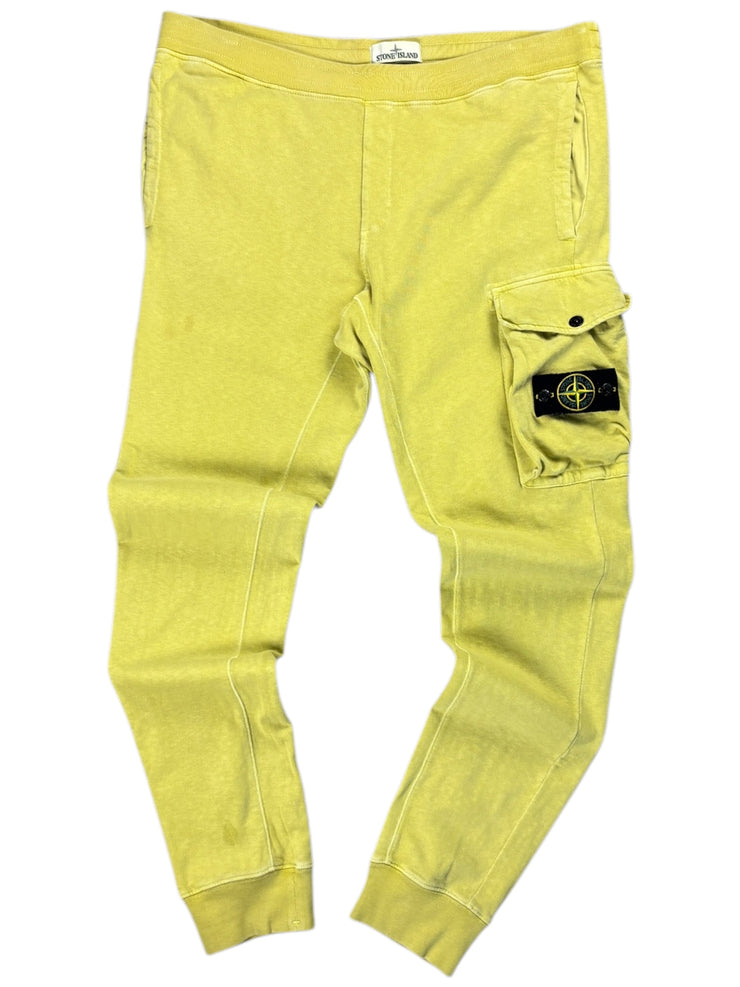 Stone Island Yellow Sweatpants