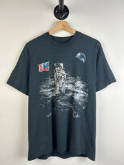 Vintage 90's Man On The Moon Landing Black Tee