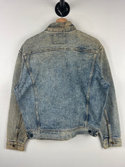 Vintage 90s Lee 1 Pocket Blue Denim Trucker Jacket