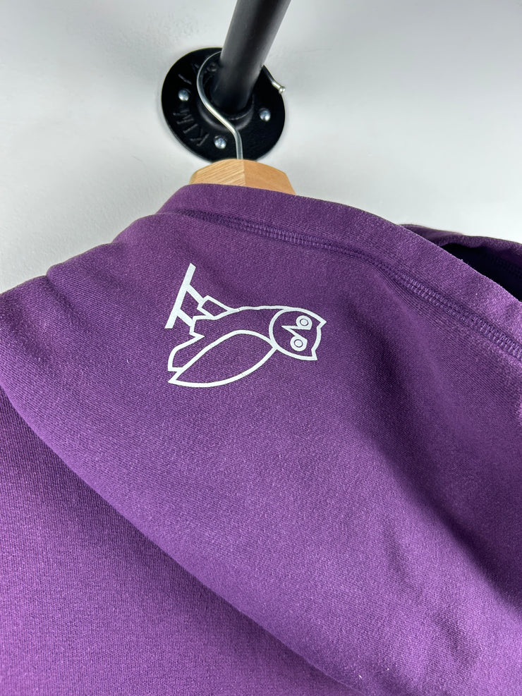 OVO Octobers Very Own Embroidered Wine Hoodie