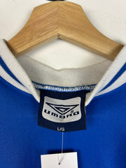 Vintage 90's Umbro Blue Soccer Jersey