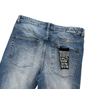 Ksubi Chitch Nostalgia Trashed Blue Denim Jeans