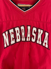Vintage Colosseum Athletics Nebraska Red Pullover Windbreaker