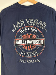 Vintage Harley Davidson Nevada Navy Tee