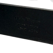 Ferragamo Gancini Black Leather Belt