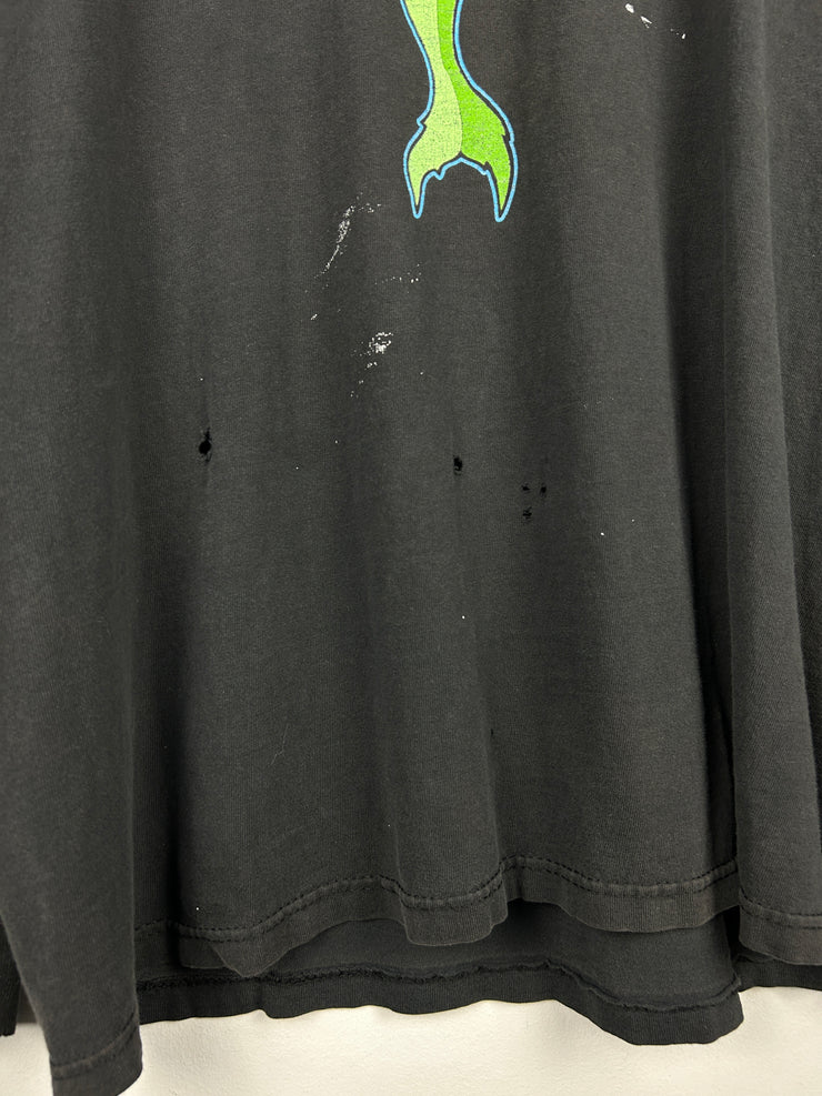 Vintage 2004 Sublime Mermaid Spellout Black Long Sleeve