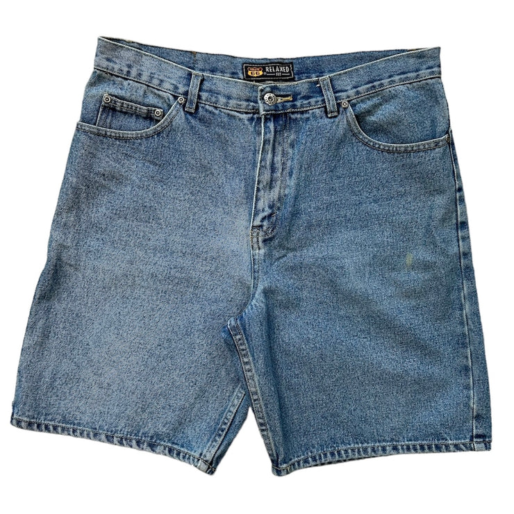 Vintage Route 66 Blue Denim Shorts