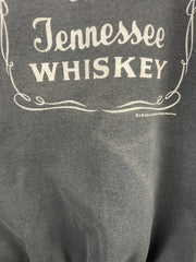 Vintage 90s Jack Daniels Whiskey Faded Black Crewneck