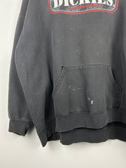 Vintage 90s Dickies Thrashed Black Hoodie