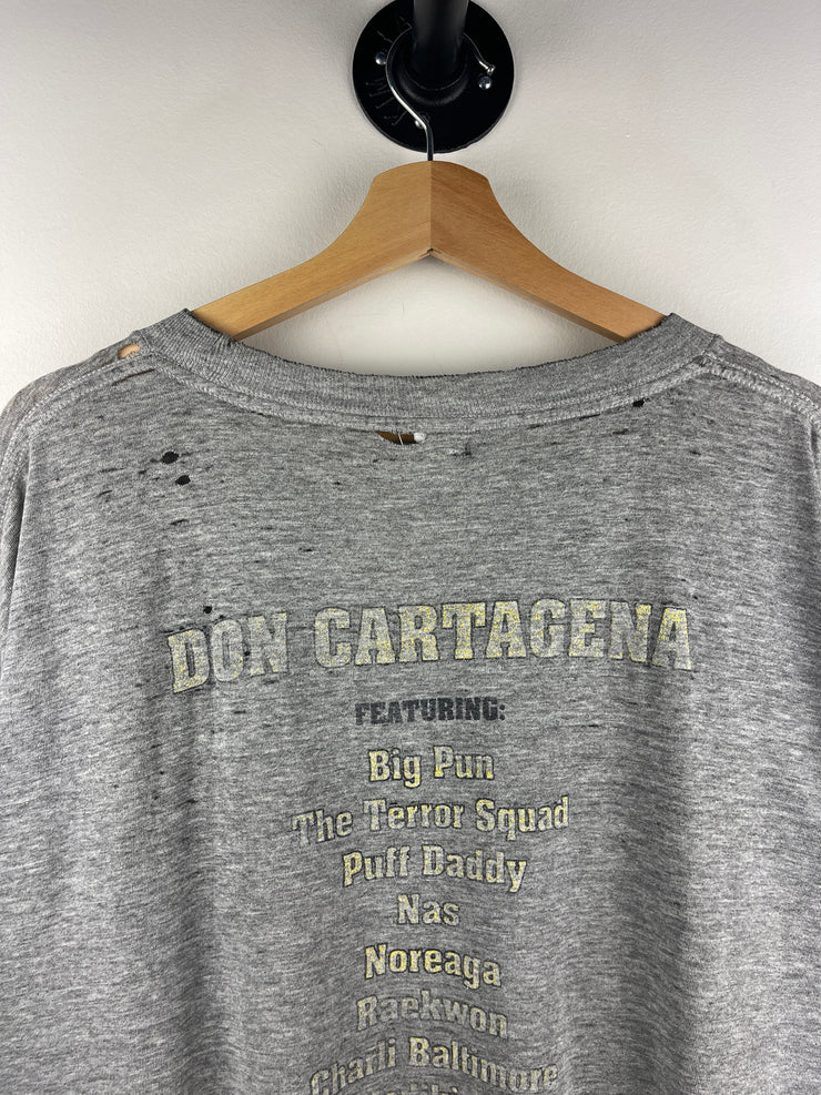 Vintage 90s Levis Fat Joe Don Cartagena Album Grey Rap Tee