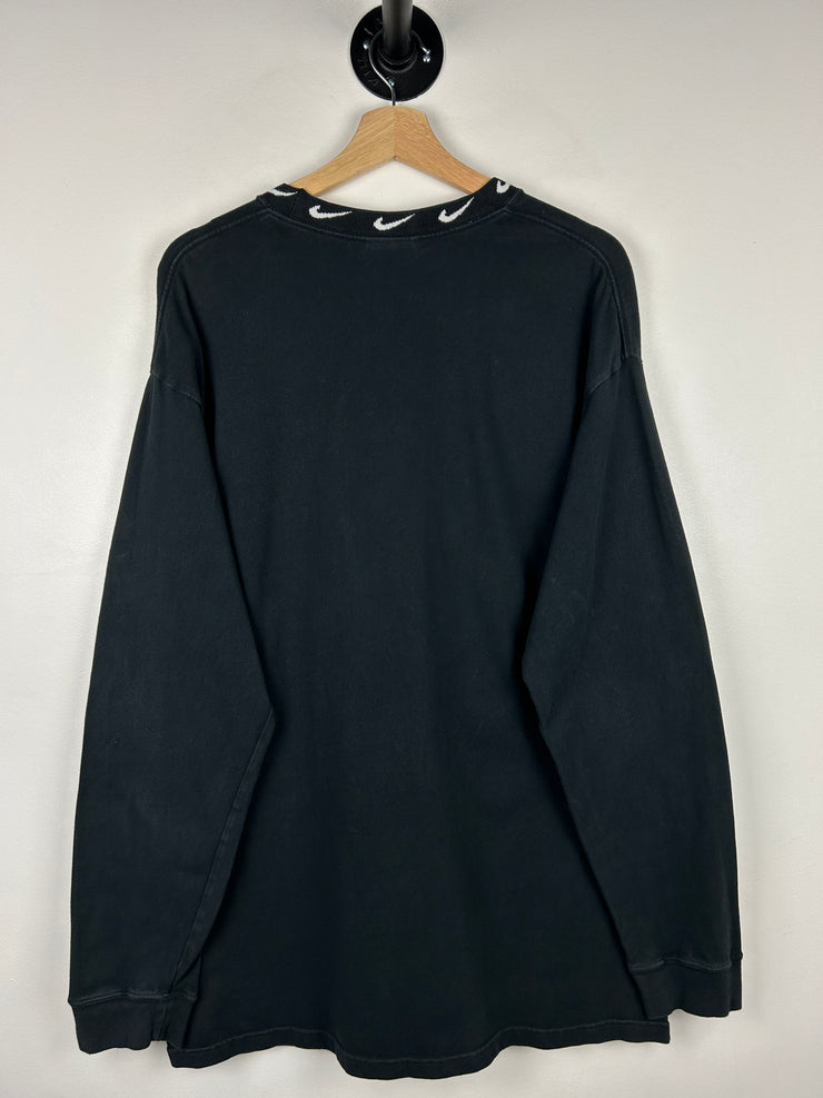 Stussy X Nike SS20 NRG Swoosh Black Long Sleeve