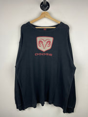 Vintage Dodge Thermal Black Long Sleeve