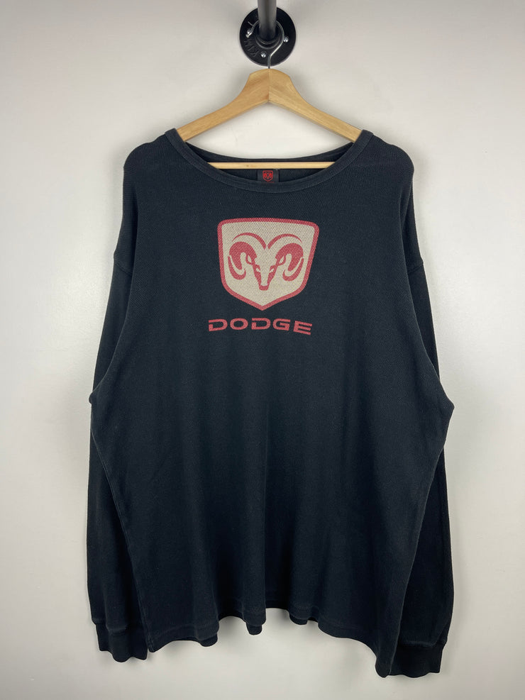 Vintage Dodge Thermal Black Long Sleeve