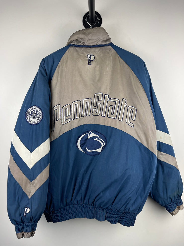 Vintage 90s Pro Player Penn State Nittany Lions Navy Jacket