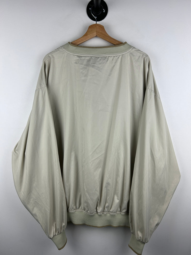 Vintage 90s Reebok Golf Beige Pullover Windbreaker