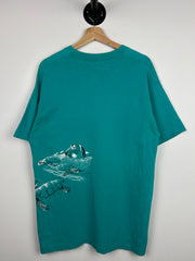 Vintage 90s Turtles South Carolina Teal Tee