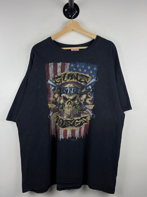 Vintage Guns N Roses Skull Black Tee