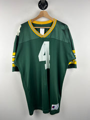 Vintage 90s NFL Champion Green Bay Packers Farve Green Football Jersey