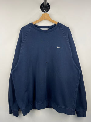 Vintage Nike Mini Swoosh Navy Crewneck