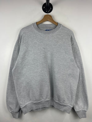 Vintage Russell Athletic Pluma Blank Grey Crewneck