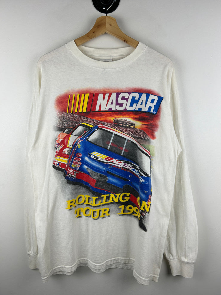 Vintage 90s Nascar Winston Cup White Long Sleeve