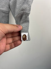 Bape College Logo Grey Crewneck