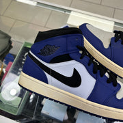 Jordan 1 Mid Deep Royal Blue Black