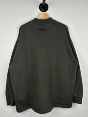 Fear Of God Essentials Off Black Relaxed Crewneck