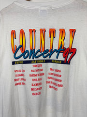 Vintage 90s Country Concert 97' White Tee