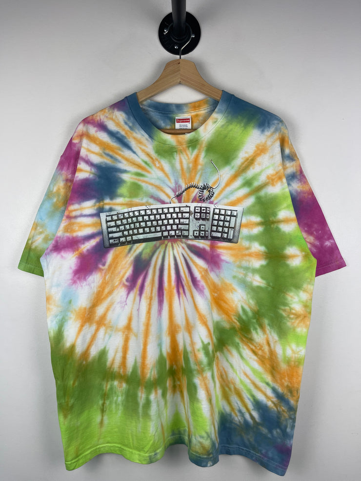 Supreme SS19 Keyboard Tie Dye Tee