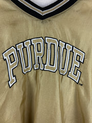 Vintage 90s Holloway Purdue Embroidered Gold Pullover Windbreaker