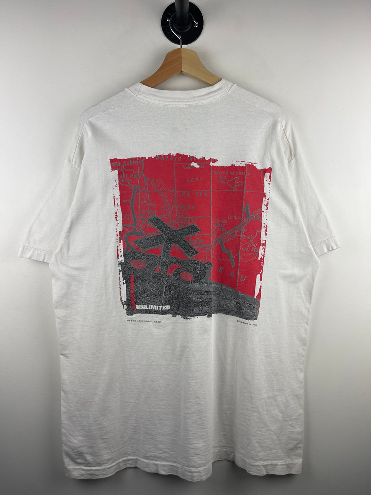 Vintage 90s Marlboro Unlimited Train White Tee