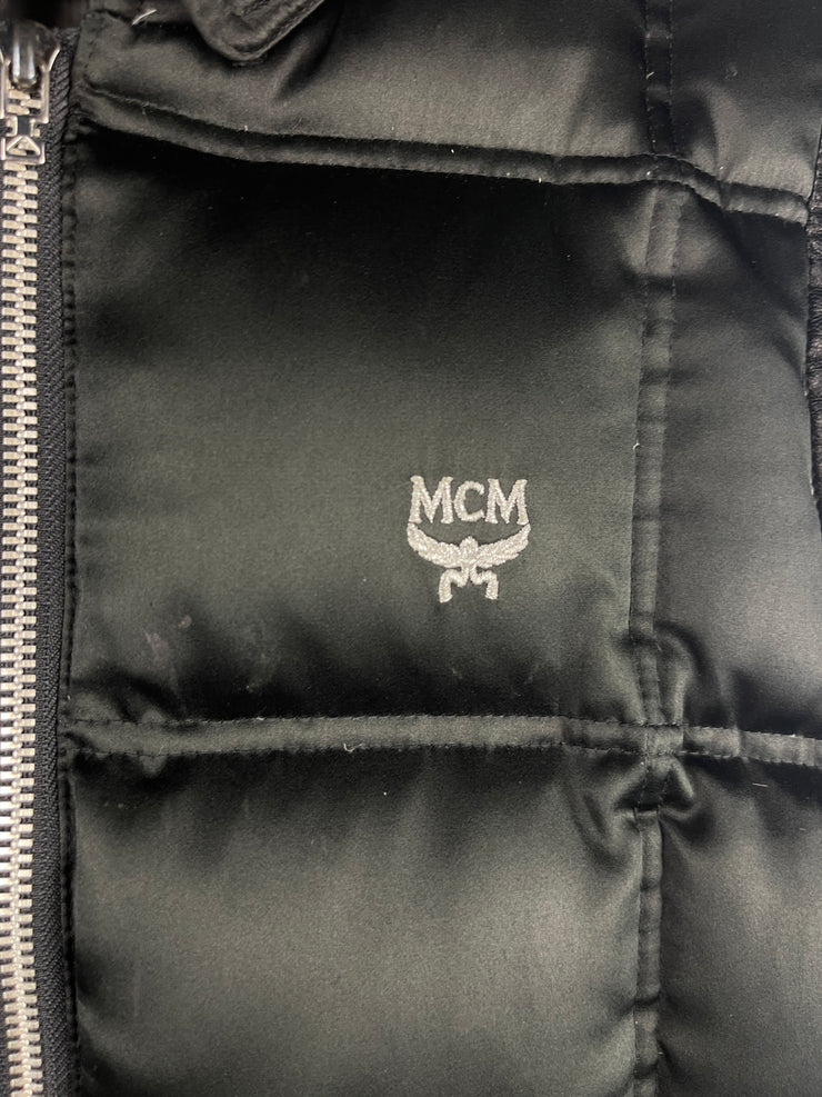 MCM Black Down Filled Puffer Vest
