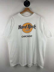Vintage 90s Hard Rock Café Chicago White Tee