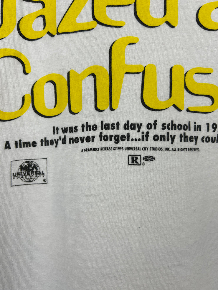 Vintage 90s Dazed And Confused Movie Promo White Tee