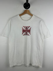 Vintage 2003 West Coast Choppers Long Beach White Tee