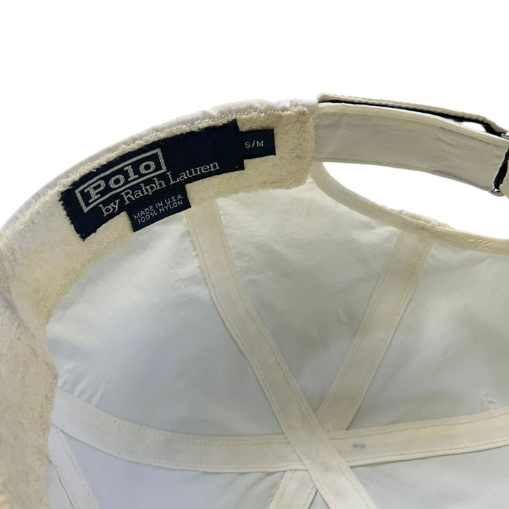 Vintage 90s Polo Ralph Lauren P2 RL-67 White Strapback Hat