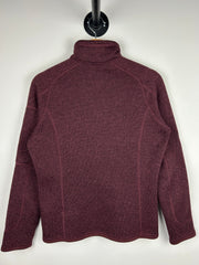 Vintage Patagonia Burgundy Quarter-Zip Women’s Sweater