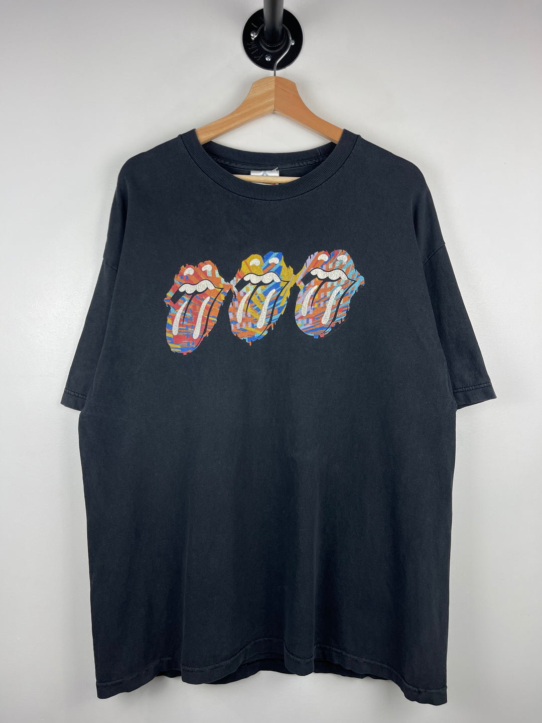 ヴィンテージ2002☆rolling stones Vintage 2002 Rolling Stones Licks World Tour Black Tee – Vintage