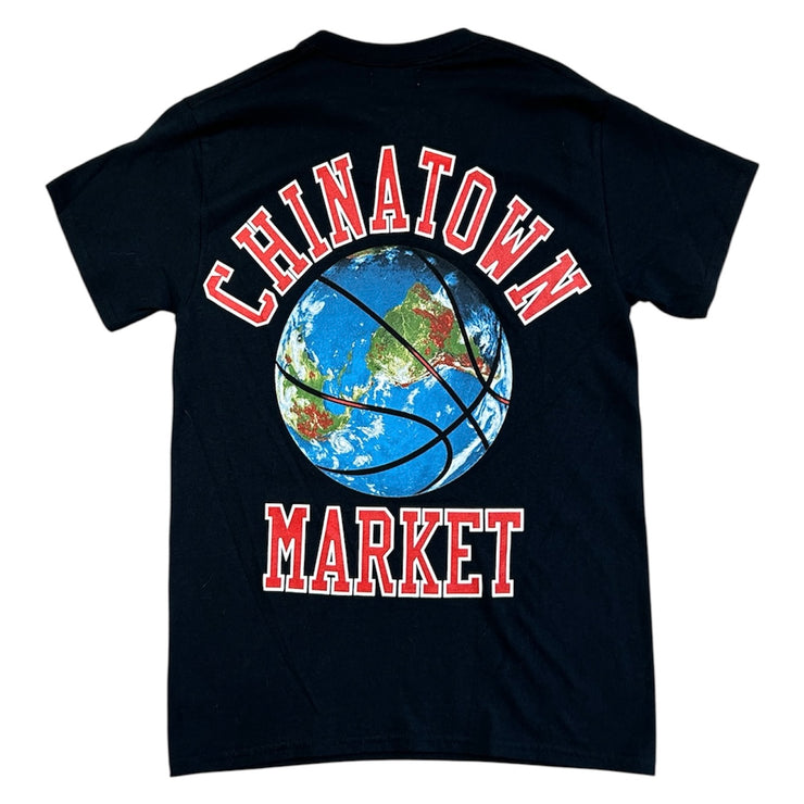 Chinatown Market Globe Basketball Black Tee