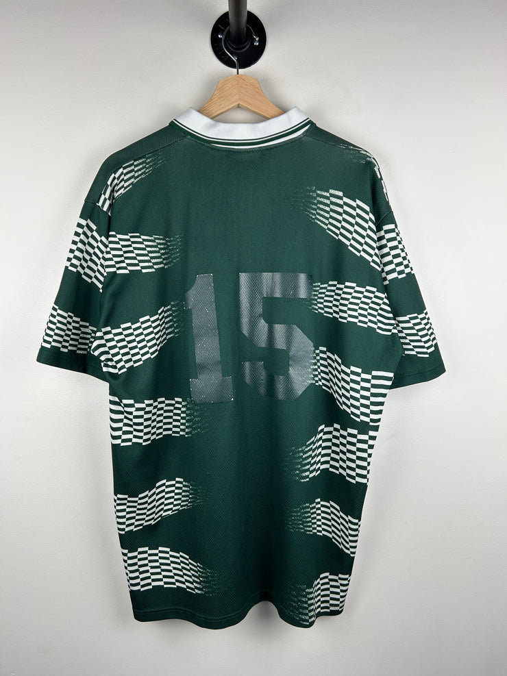 Vintage 90s Fila Woodstock Stallions Green Soccer Jersey