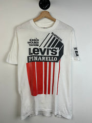 Vintage 80's Levis Cycling White Tee